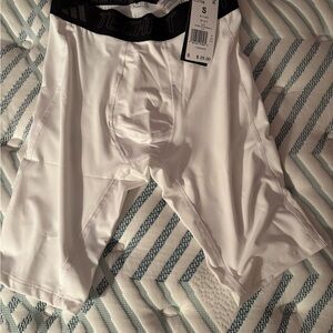 adidas Men's White Techfit Athletic Baselayer